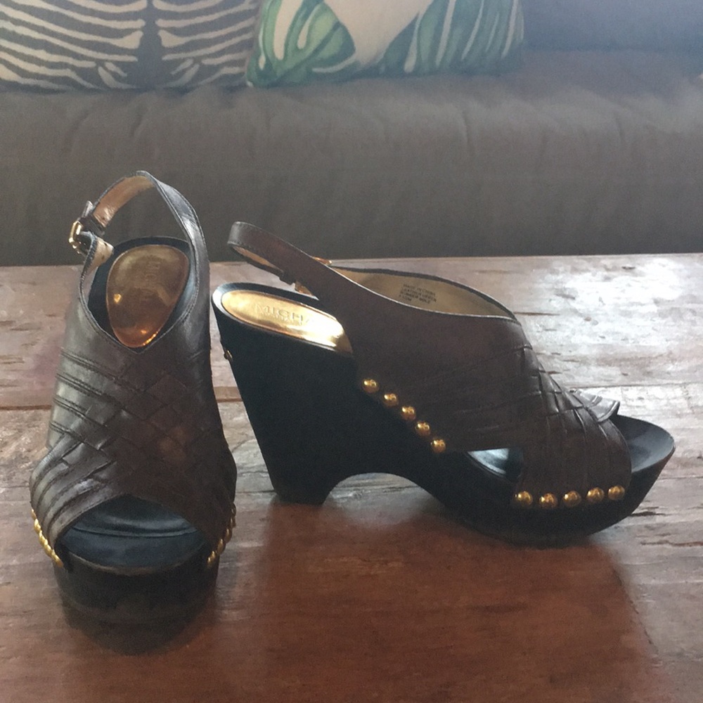 michael kors platform clogs